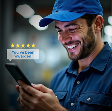 BuzzButtons Tech display